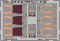 Eduard 32885 Seatbelts Italy WWII fighters STEEL 1/32