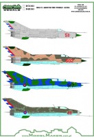 Model Maker Decals MD32161 Mikoyan MiG-21 Around the World - Cuba 1/32