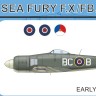 Mark 1 Models MKM-144.158 S.Fury F.X/FB.11/F.50 Early Schemes (2-in-1) 1/144