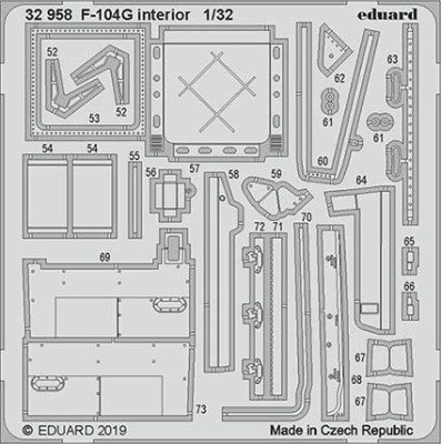 Eduard 32958 SET F-104G interior (ITA)