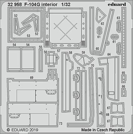 Eduard 32958 SET F-104G interior (ITA)