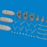 Eduard 6481082 BRASSIN P-40 250lb MC British bombs (EDU) 1/48
