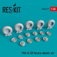 Reskit RS48-0277 FMA IA 58 Pucara (Pucara) колеса (KIN) 1/48
