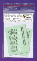 4+ Publications DMK72031 Decals Luftwaffe swastikas outlined (2 sets) 1/72