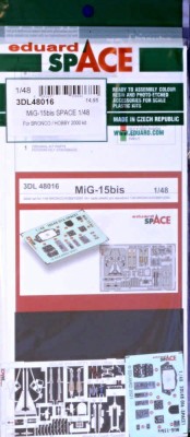 Eduard 3DL48016 MiG-15bis SPACE (BRONCO/H.2000) 1/48