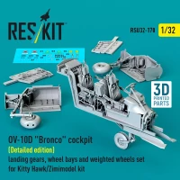 Reskit U32170 OV-10D 'Bronco' cockpit Detailed KITTYH/ZIMI) 1/32