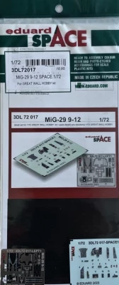 Eduard 3DL72017 MiG-29 9-12 SPACE (G.W.H.) 1/72