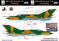 HAD E481022 Decal MiG-21 MF/Bis Hungarian stencils 1/48