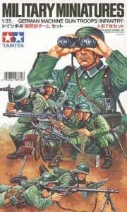 Tamiya 35038 Немецкие пулеметчики с MG34 и MG42 в действии (7 фигур) 1/35
