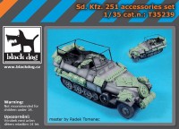 Black Dog BDT35239 Sd.Kfz.251 accessories set [German Sd.Kfz.251/1] 1/35