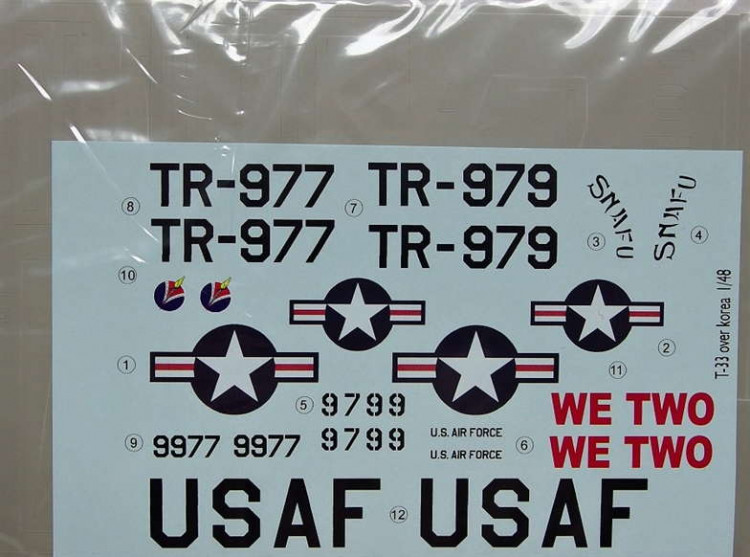 LF Model C48101 Decals T-33 Shooting over Korea (+mask) 1/48