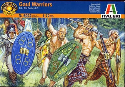 Italeri 06022 Солдаты GAULS WARRIORS I-II CENTURY B.C. 1/72