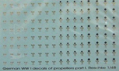 LF Model C4849 Decals German WWI propeller labels - Part I 1/48