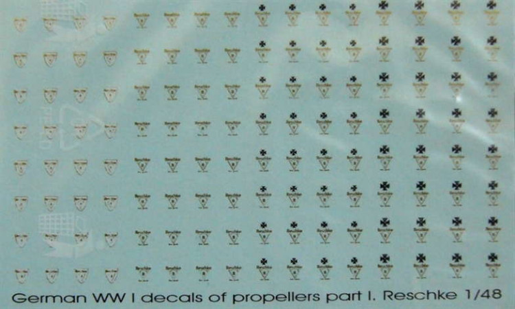 LF Model C4849 Decals German WWI propeller labels - Part I 1/48