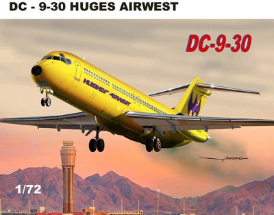 Mach 2 GP112HUW Douglas DC-9 Hughes Airwest (DC-9-30) 1/72
