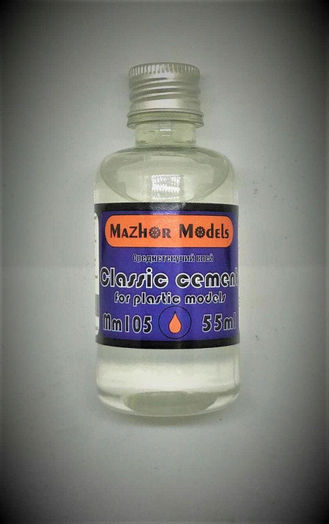 Mazhor Models ММ105 Клей для моделей классический, (plastic cement) 55 мл
