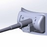 ARezin 35057 Штампованная маска пушки для цилиндрических башен БТ-5, БТ-7, Т-26, Т-35, БА-3, БА-6 1/35