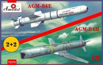 Amodel 72375 AGM-84E &amp; AGM84H (2+2) 1/72