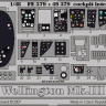 Eduard FE379 Wellington Mk.III cockpit interior 1/48 фототравление Zoom Цветное