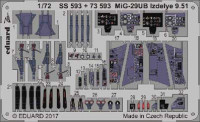 Eduard SS593 MiG-29UB Izdelye 9.51 1/72