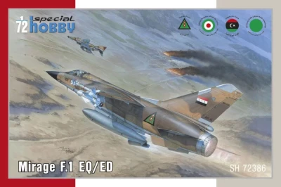 Special Hobby SH72386 Mirage F.1 EQ/ED (4x camo) re-issue 1/72