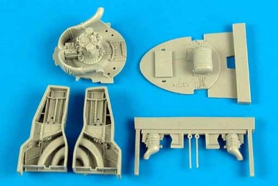 Aires 4574 F8F-1 Bearcat wheel bay 1/48