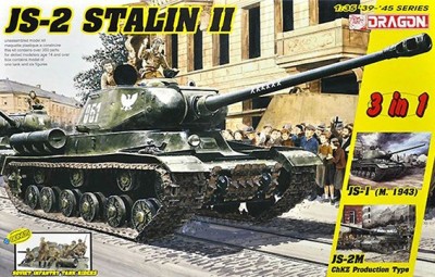 Dragon 6537 Советский тяжелый танк Ис-2 (3 в 1) + Советский танковый десант 1/35