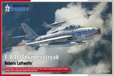 Special Hobby SH72505 F-84F Thunderstreak 'Reborn Luftwaffe' 1/72