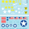 Star Decals 35-C1127 M4A1 Sherman, M7 Priest 105mm HMC, M2 Halftrack with 37mm AT gun.U.S. tanks & AFVs in North Africa 1942-43 1/35