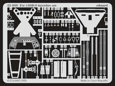 Eduard 32099 Fw 190D-9 interior HAS