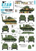 Star Decals 35-C1366 US PACIFIC WARS - IWO JIMA USMC Sherman tanks. M4A2(mid) and M4A3 from 3rd and 4th Marine Tank Battalions 1/35