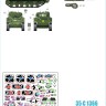 Star Decals 35-C1366 US PACIFIC WARS - IWO JIMA USMC Sherman tanks. M4A2(mid) and M4A3 from 3rd and 4th Marine Tank Battalions 1/35