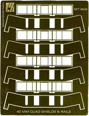 Tom's Modelworks 9639 40mm shields 4 per set 1/96