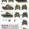 Star Decals 72-A1125 US PACIFIC WARS - IWO JIMAUSMC Sherman tanks.M4A3 tanks from 4th and 5th Marine Tank Battalions 1/72