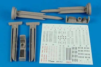 Aerobonus 480015 Ch-31 (AS-17 Krypton) air-to-surface missile 1/48