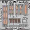 Eduard 49801 Ju 87B-1 seatbelts STEEL 1:48