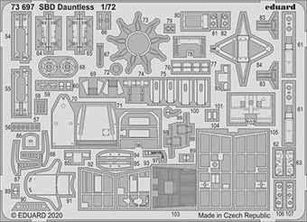 Eduard 73697 SET SBD Dauntless (HAS)
