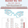 Peewit M72269 Canopy mask B? 181 / Zlin Z-181 / C-6 (KP) 1/72