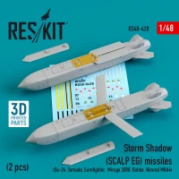 Reskit RS48-428 Storm Shadow (SCALP EG) missiles (2 pcs.) 1/48