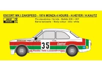 Reji Model 256 Transkit Fort Escort Mk.I Zakspeed ETCC 1974 1/24
