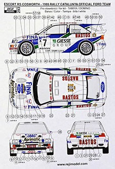 Reji Model 293 Transkit Escort RS Cosworth R.Catalunya 1995 1/24
