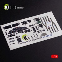 Reskit K48079 O-2A Skymaster interior 3D decals small (ICM) 1/48