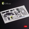 Reskit K48079 O-2A Skymaster interior 3D decals small (ICM) 1/48