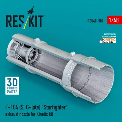 Reskit U48507 F-104 S, G late exhaust nozzle (KIN) 1/48