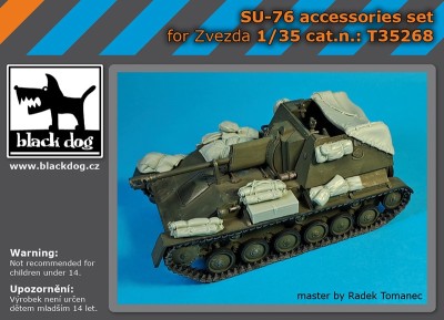 Black Dog T35268 SU-76 accessories set	 (designed to be used with Zvezda kits) 1/35