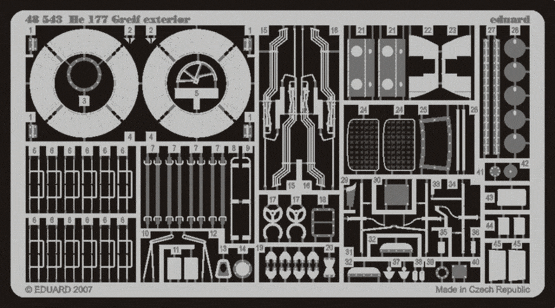 Eduard 48543 He 177 Greif exterior MPM