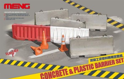 Meng Model SPS-012 Concrete &amp; Plastic Barrier Set