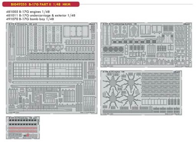 Eduard BIG49255 1/48 B-17G PART II (HKM)