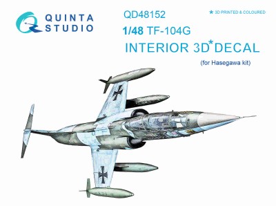 Quinta studio QD48152 TF-104G (для модели Hasegawa) 1/48