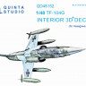 Quinta studio QD48152 TF-104G (для модели Hasegawa) 3D Декаль интерьера кабины 1/48